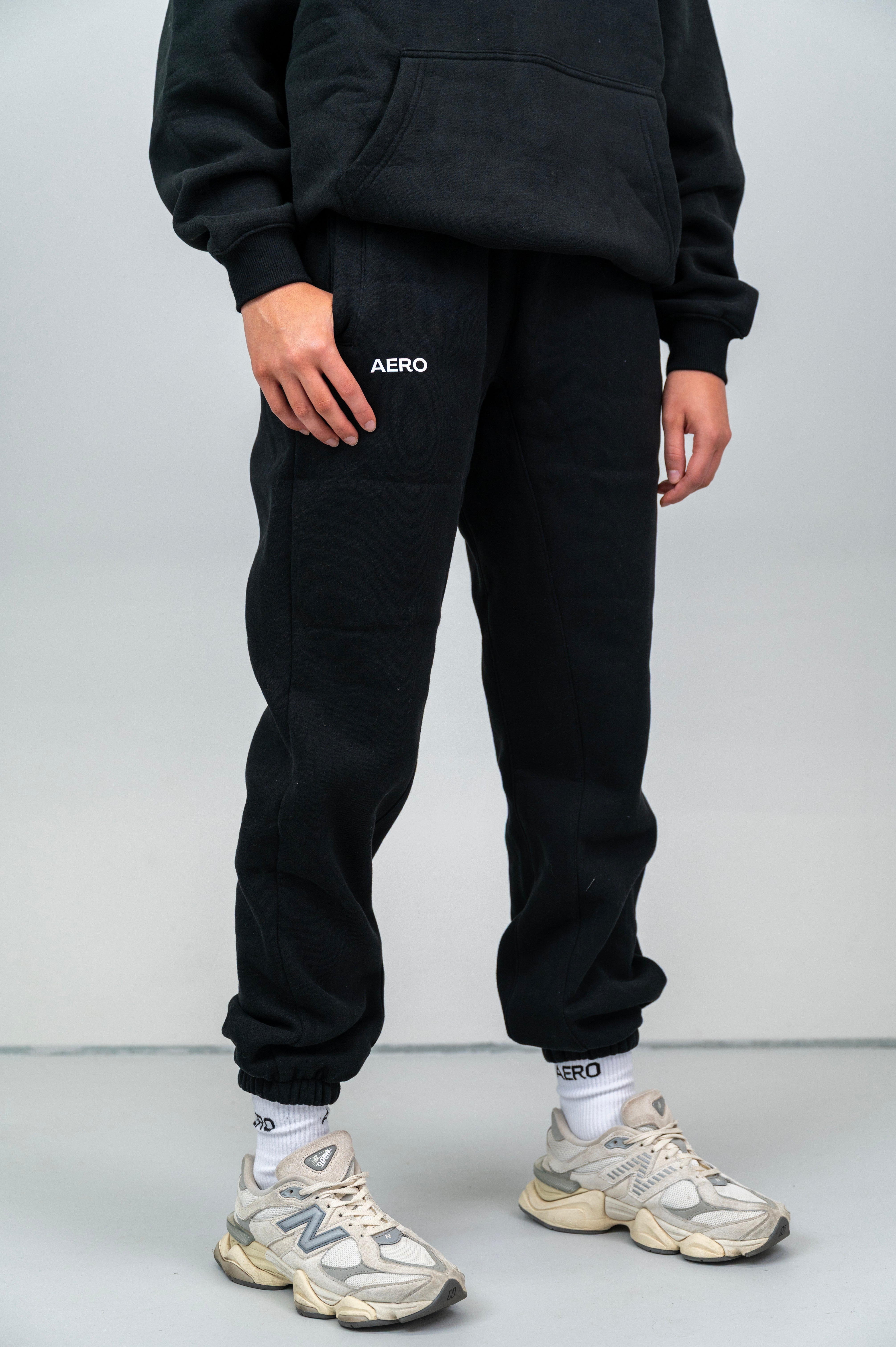 Black Comfort Track-Pants (Unisex) – Aero Apparel