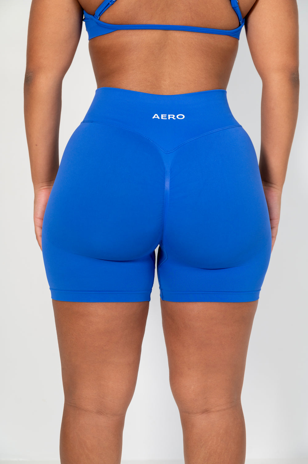 Royal-Blue Contour Shorts