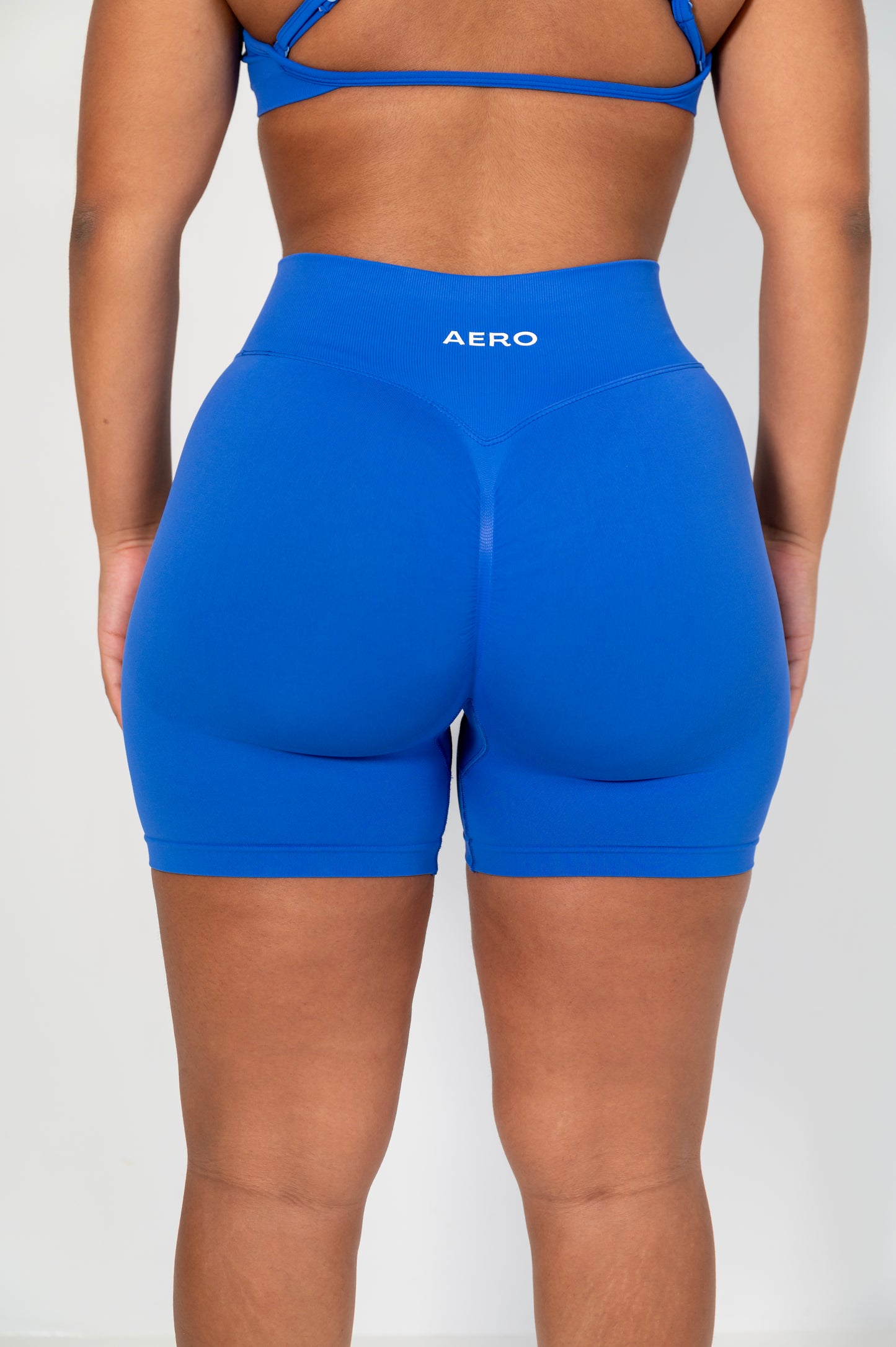 Royal-Blue Contour Shorts