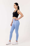 Ice-Blue Contour Leggings