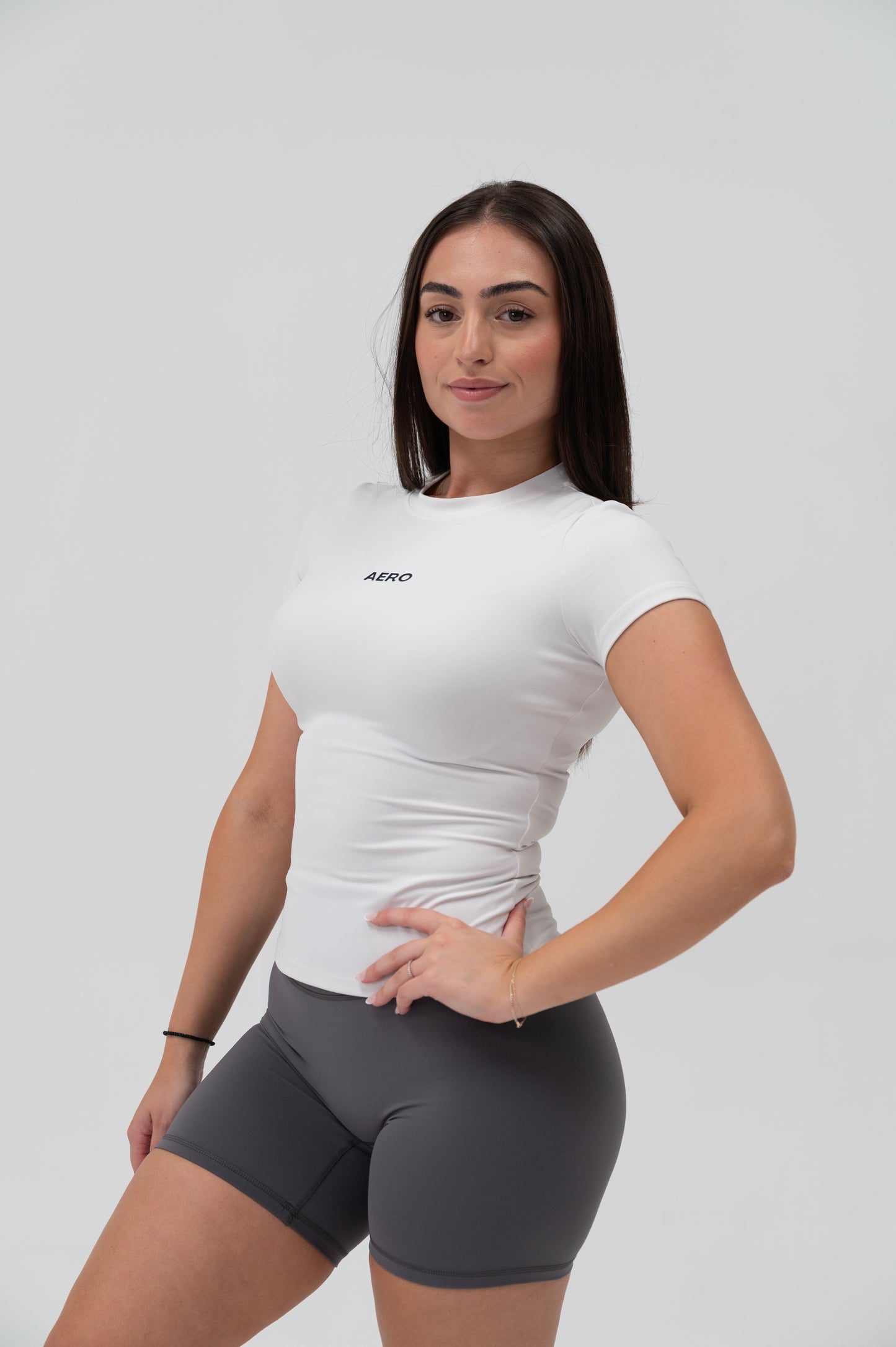 White Seamless Tee