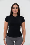 Black Seamless Tee