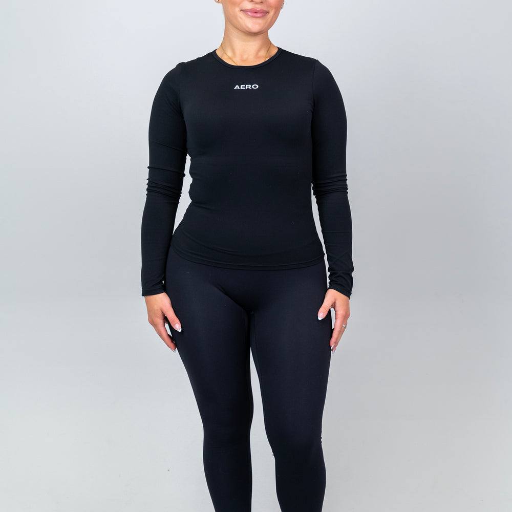 Onyx Seamless Long-Sleeve
