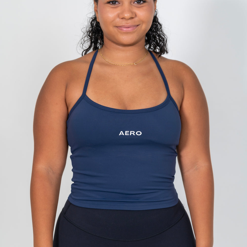 
                      
                        Navy Seamless Tank
                      
                    