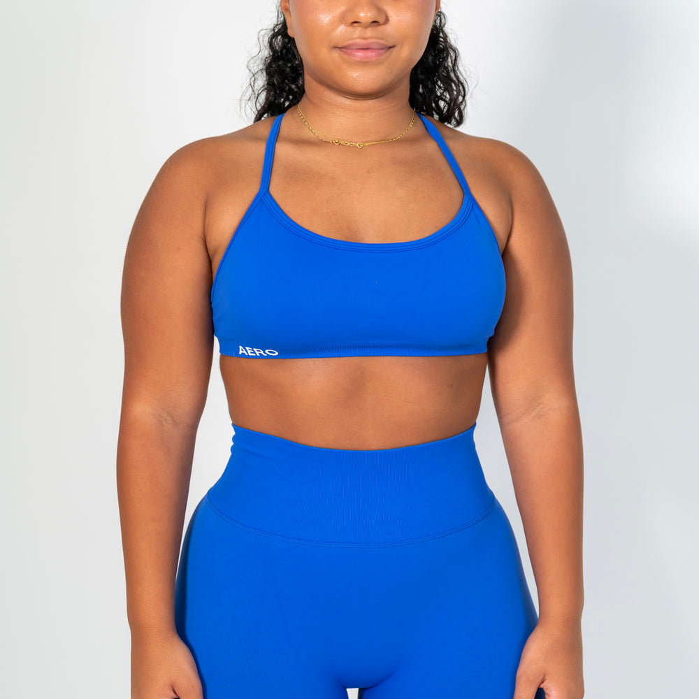 Royal-Blue Contour Crop