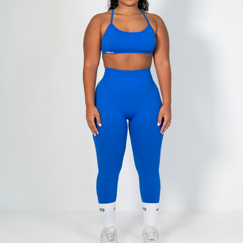 Royal-Blue Contour Leggings