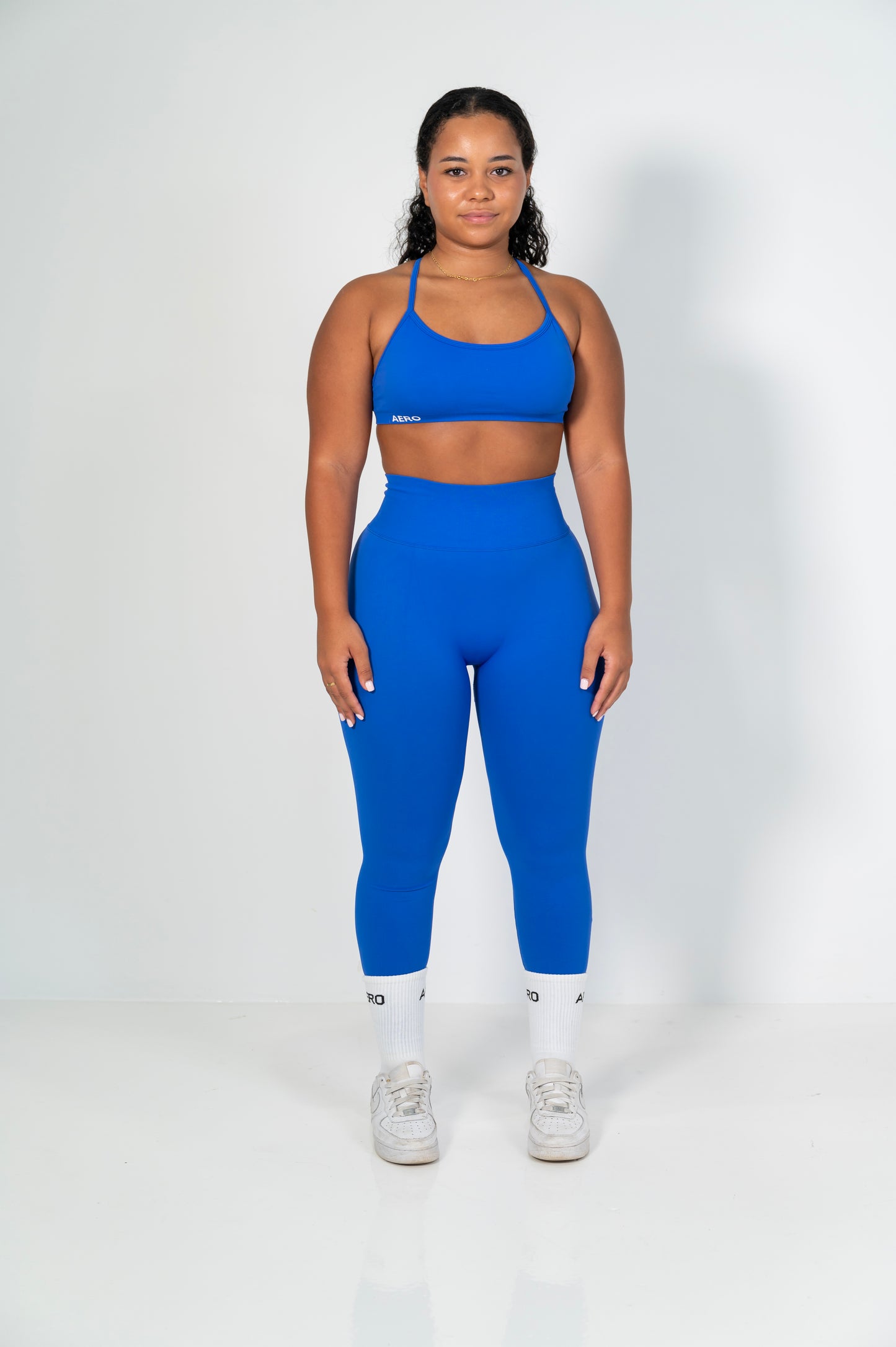 Royal-Blue Contour Leggings