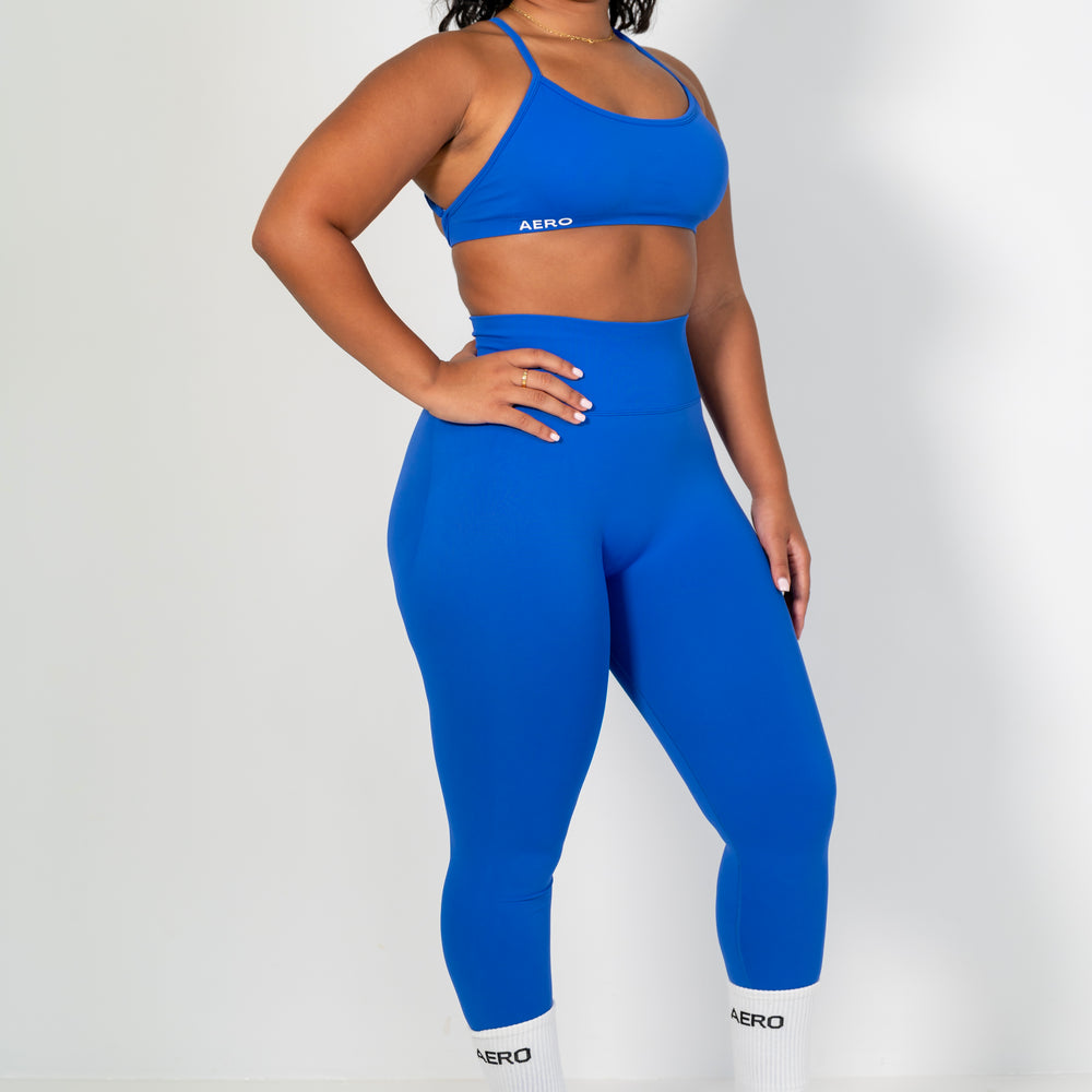 
                      
                        Royal-Blue Contour Leggings
                      
                    