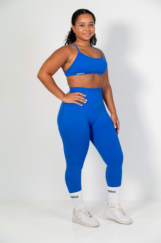 Royal-Blue Contour Leggings