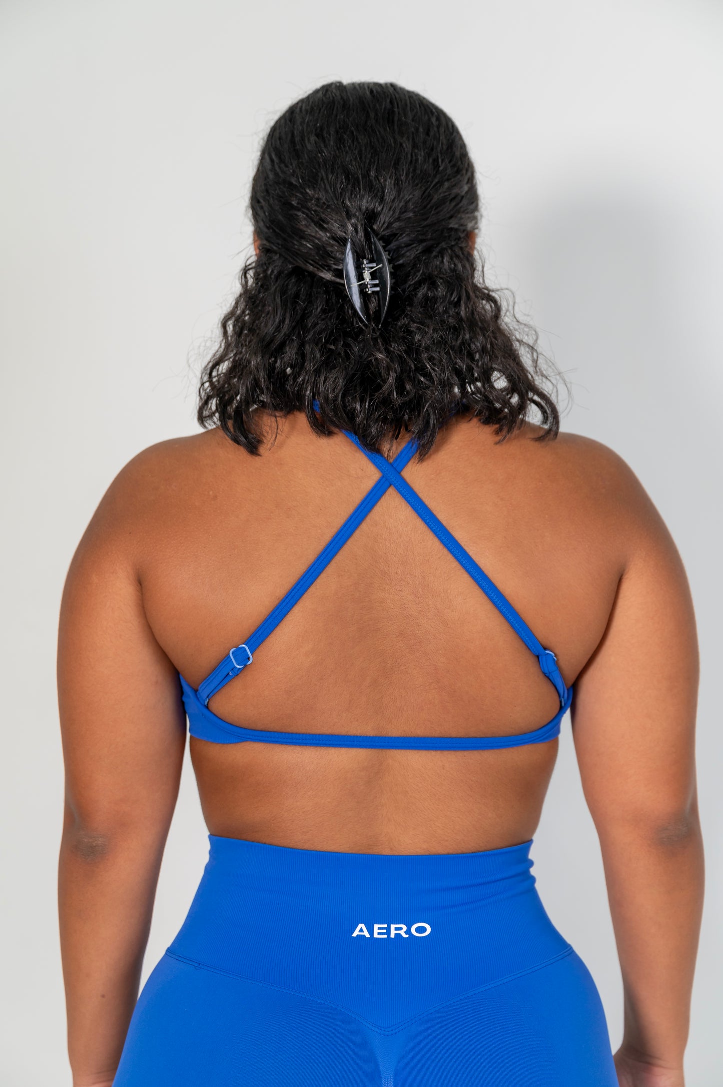 Royal-Blue Contour Crop