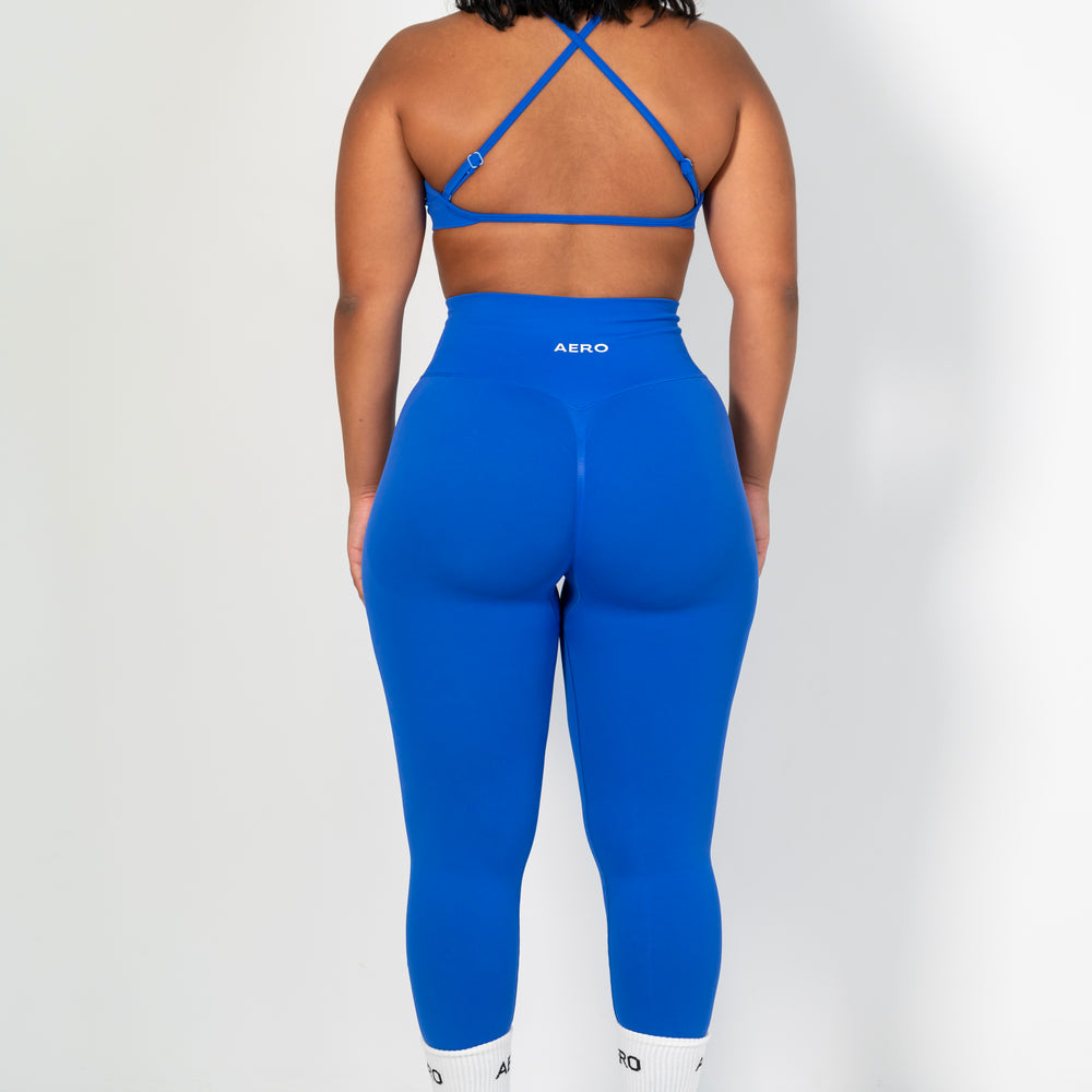 Royal-Blue Contour Leggings