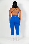 Royal-Blue Contour Leggings