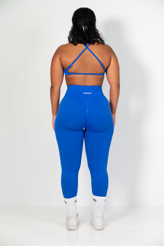 Royal-Blue Contour Leggings