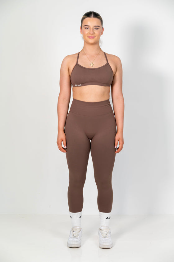 Schokoladen-Kontur-Leggings