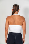 Crop halter blanco