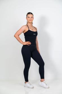  Nahtlose Sculpt-Leggings aus Onyx