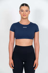 Navy Seamless Crop
