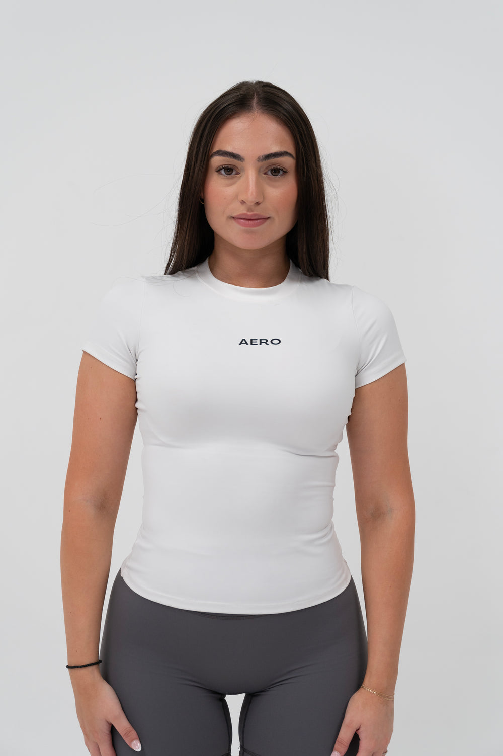 White Seamless Tee