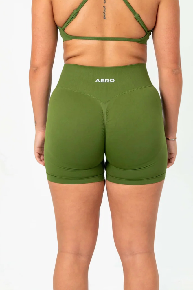 Olive Contour Shorts