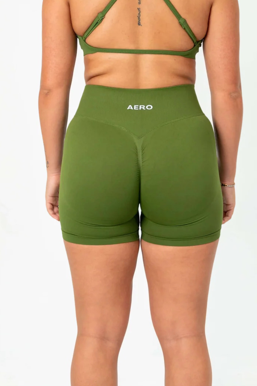 Olive Contour Shorts