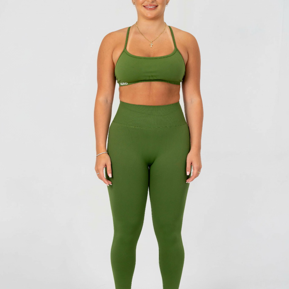 Olive Contour Leggings