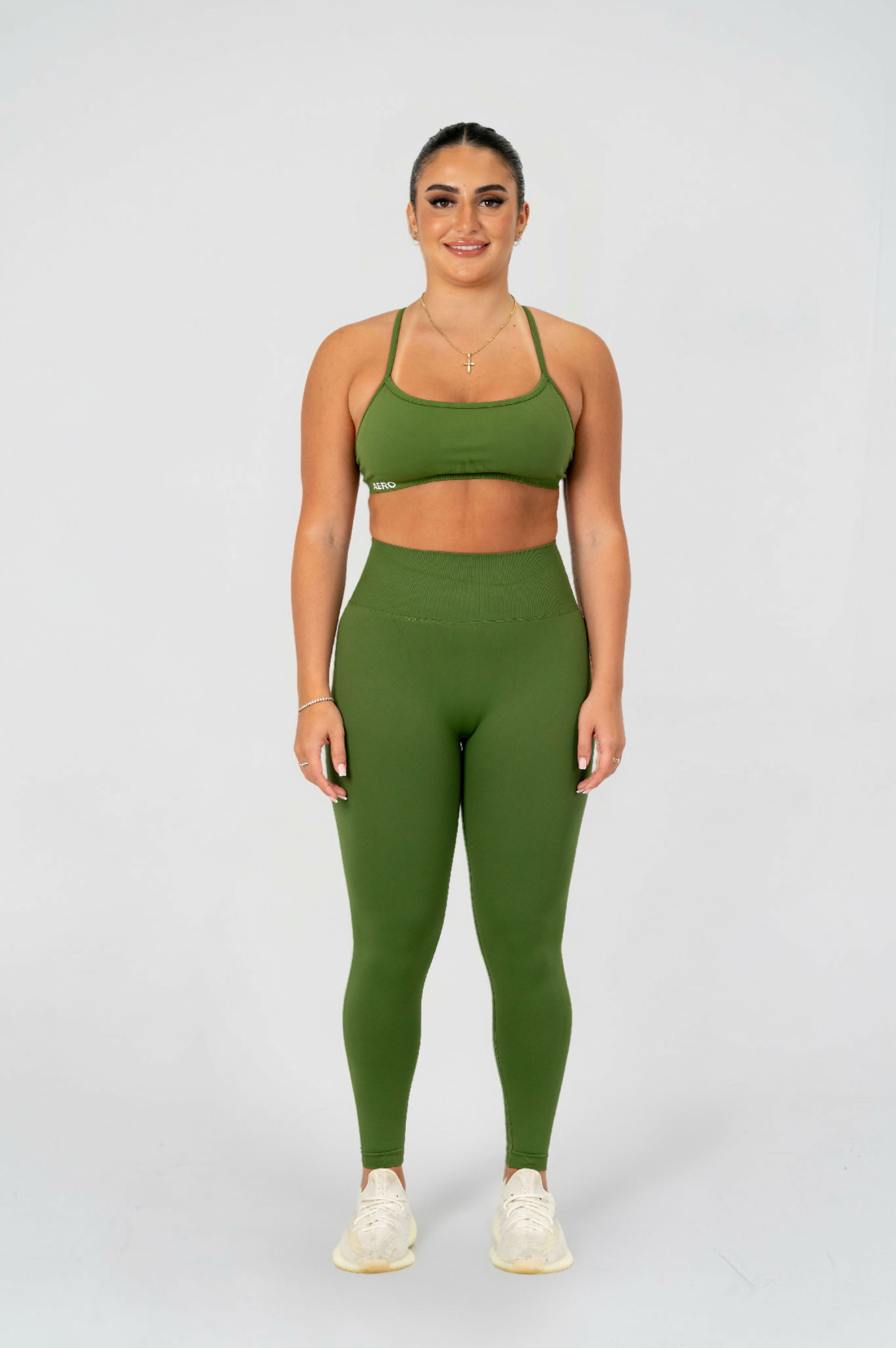 Olive Contour Leggings
