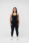 Black Seamless Top + Leggings - Bundle