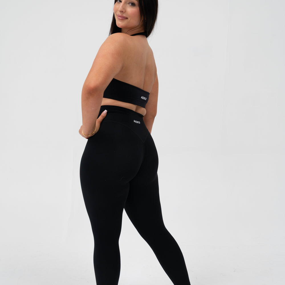 
                      
                        Black Seamless Halter Bra
                      
                    