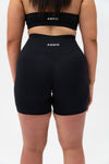 Black Seamless Sculpt Shorts