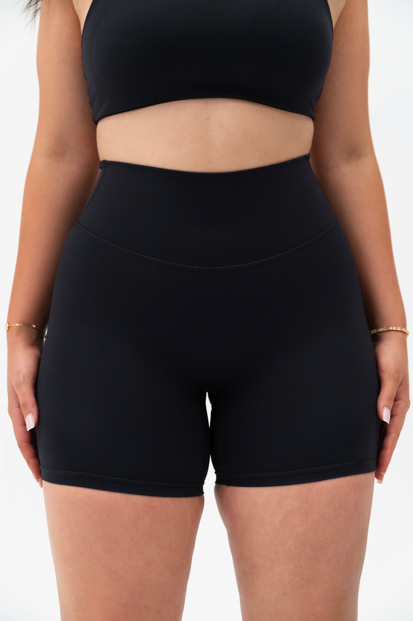 Black Seamless Sculpt Shorts