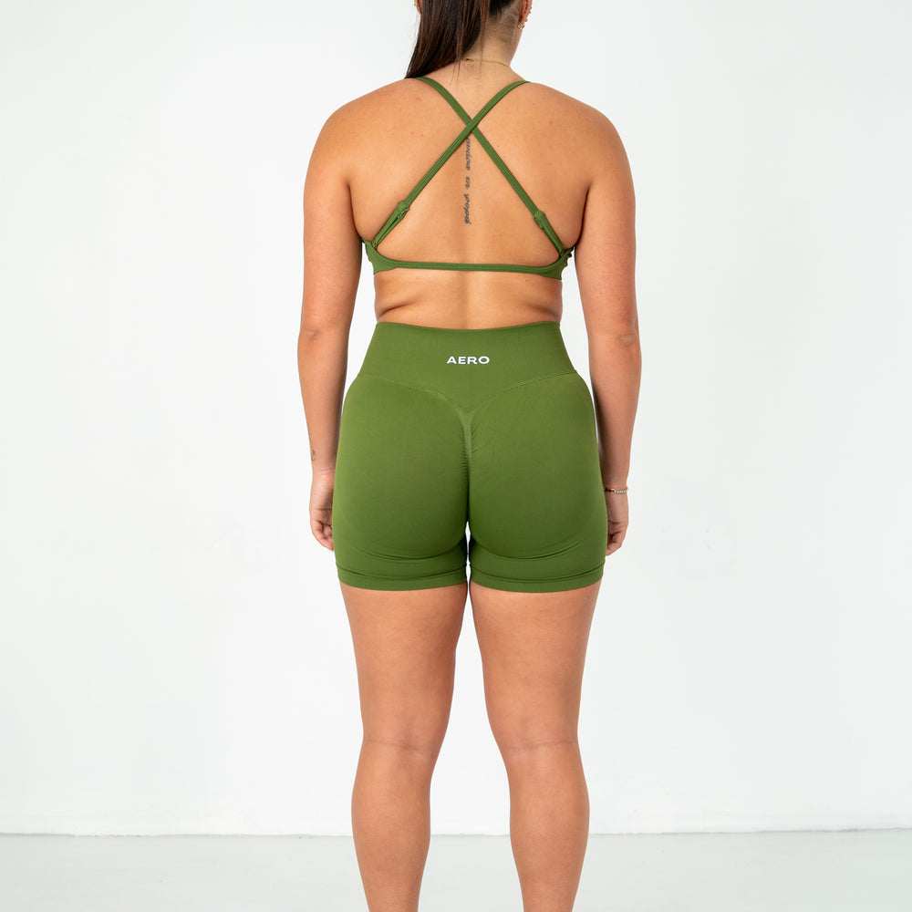 Olive Contour Shorts