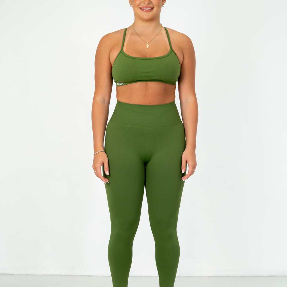 Olive Contour Leggings