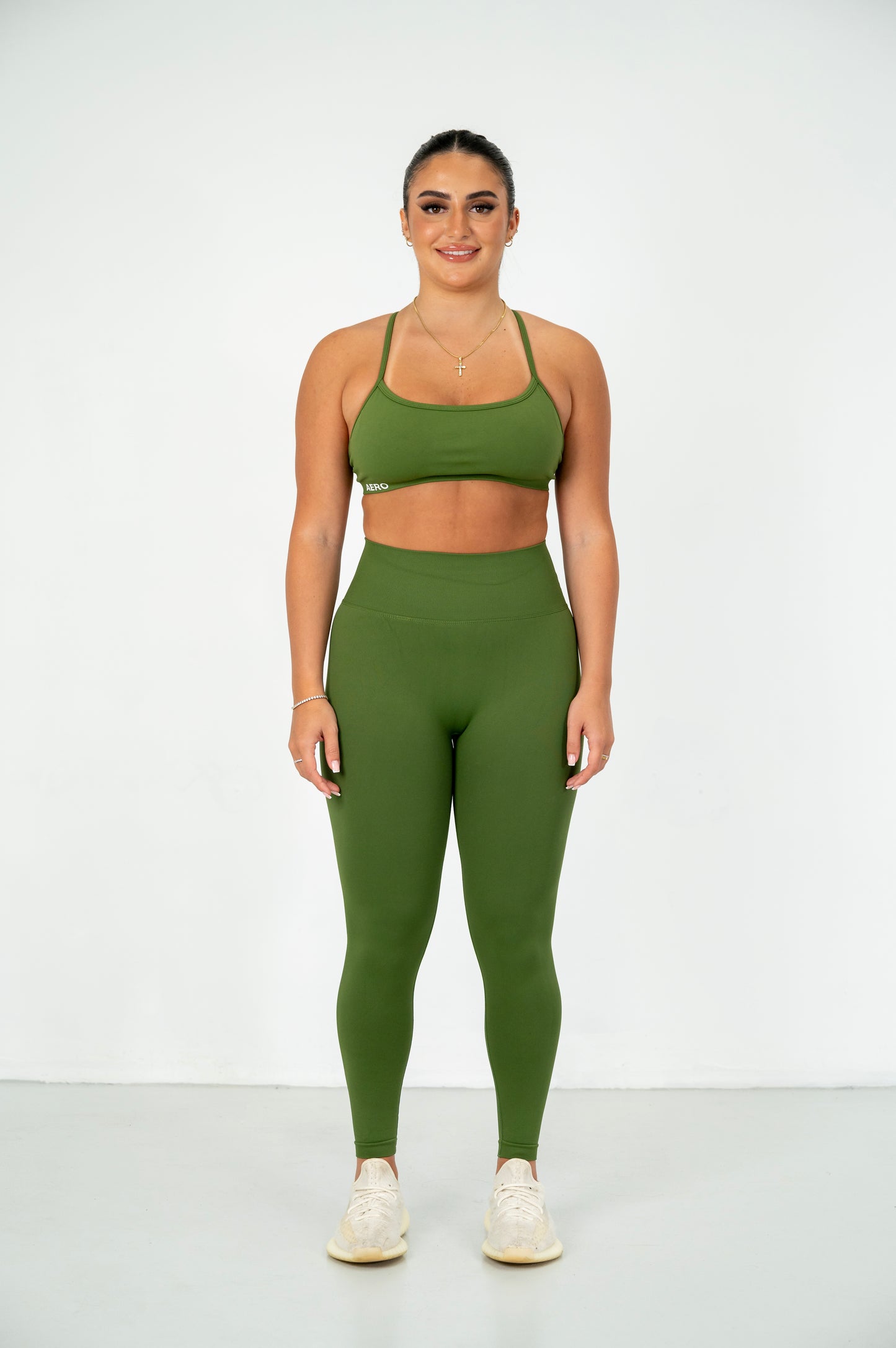 Olive Contour Leggings