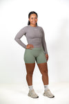 Slate Seamless Long-Sleeve