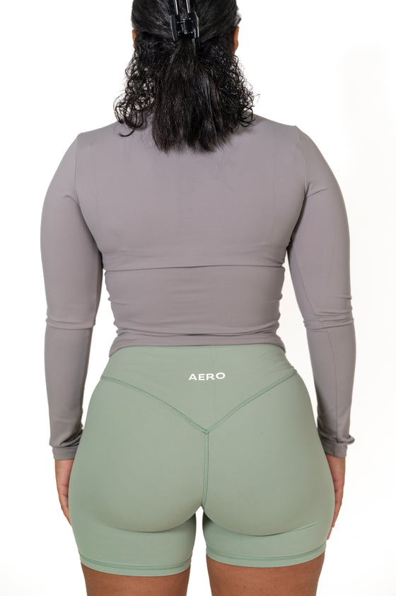 Slate Seamless Long-Sleeve