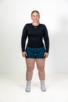 Midnight-Blue Seamless Sculpt Shorts