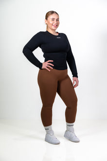  Nahtlose Sculpt-Leggings aus Onyx