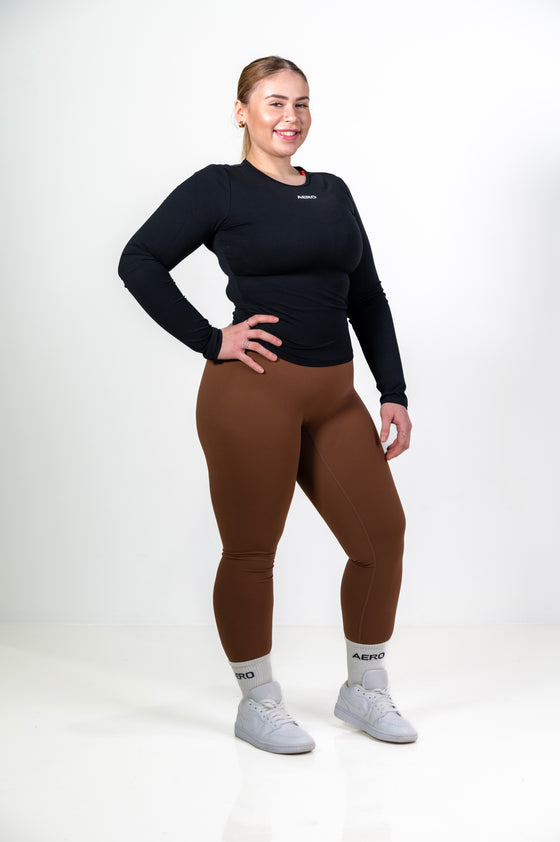 Caramel Seamless Sculpt Leggings