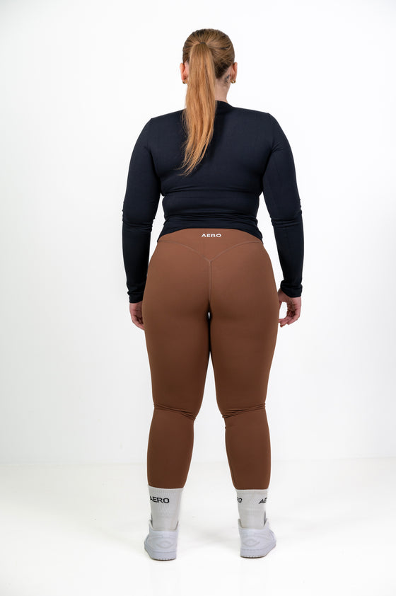 Caramel Seamless Sculpt Leggings