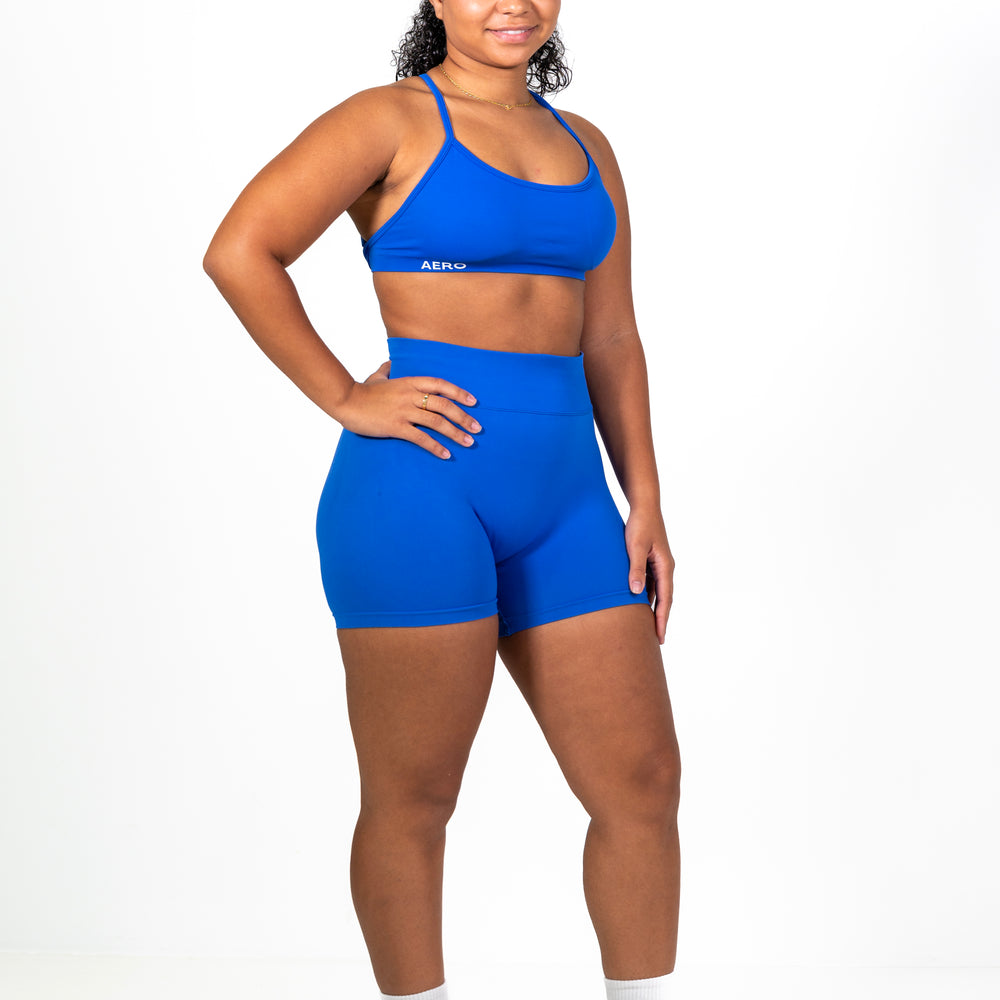 
                      
                        Royal-Blue Contour Shorts
                      
                    