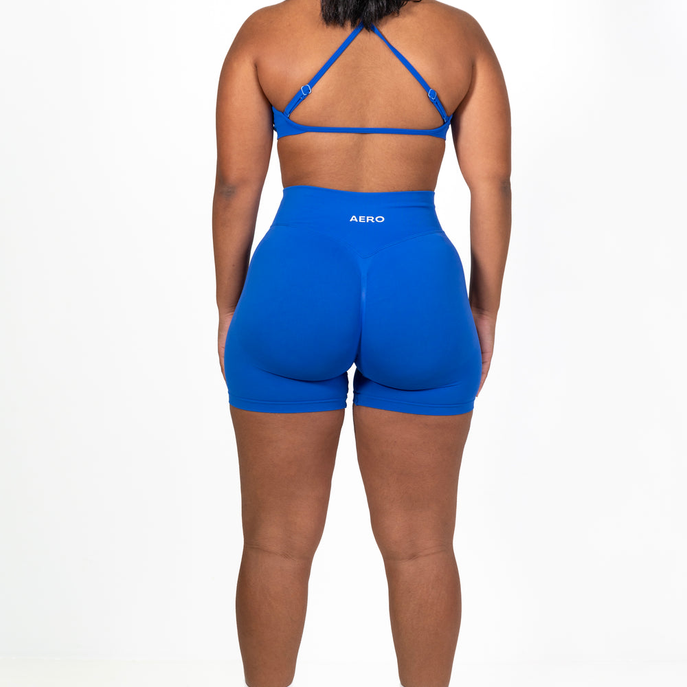 Royal-Blue Contour Shorts