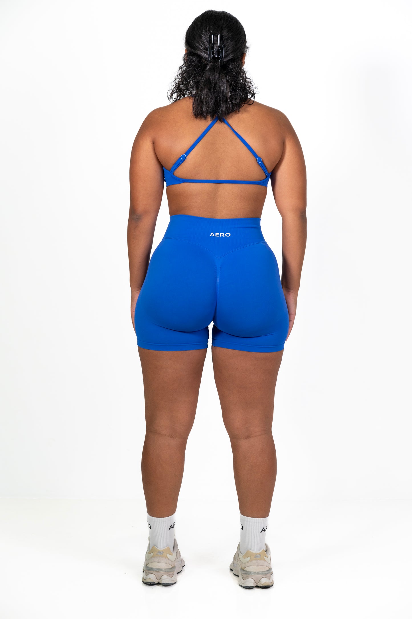 Royal-Blue Contour Shorts