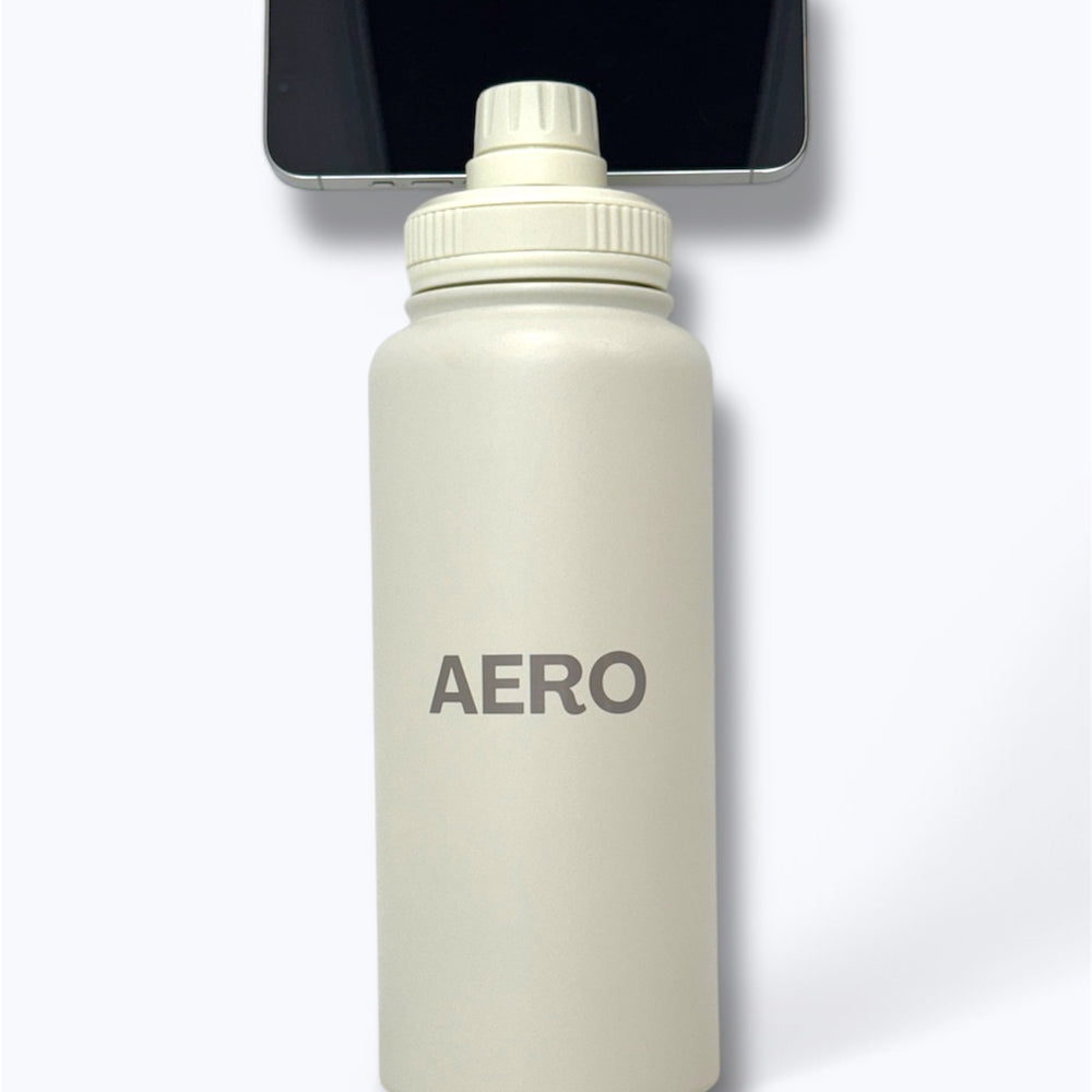 AERO- Cream 1L Magnetic Water Bottle