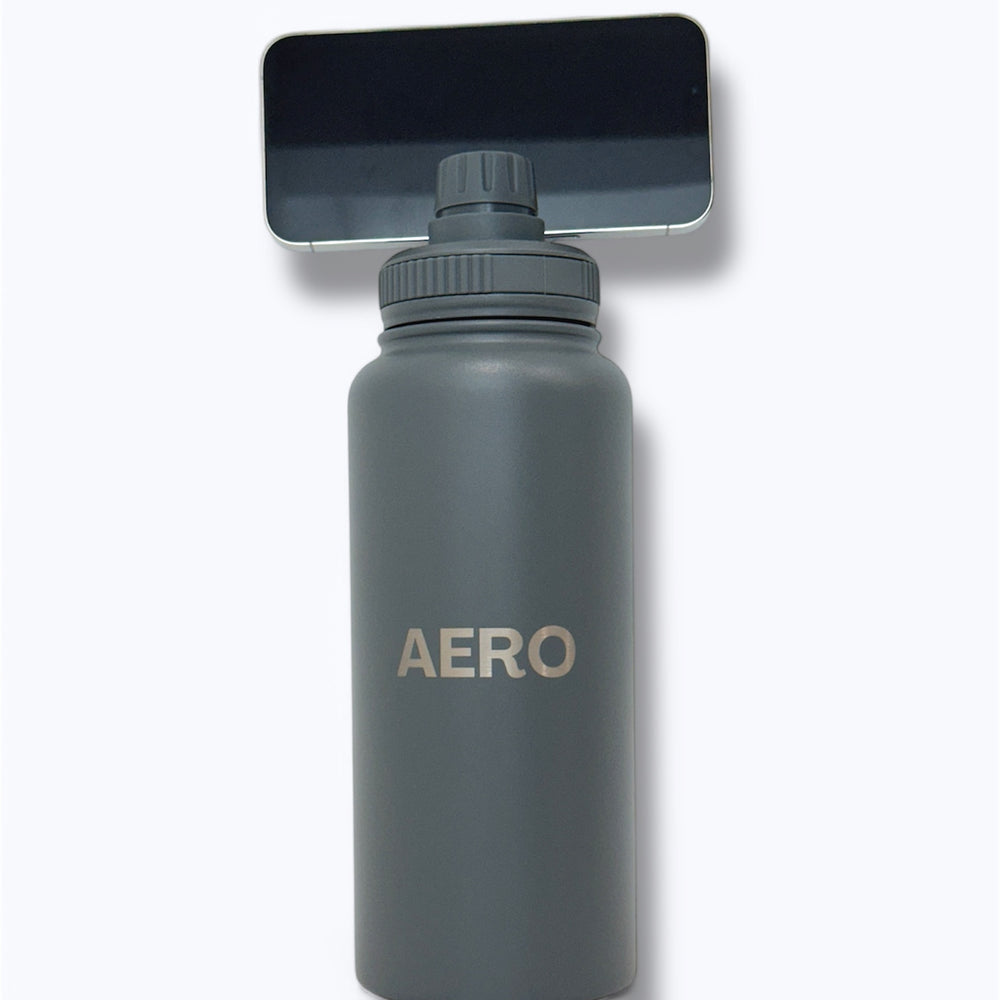 AERO- Grey 1L Magnetic Water Bottle