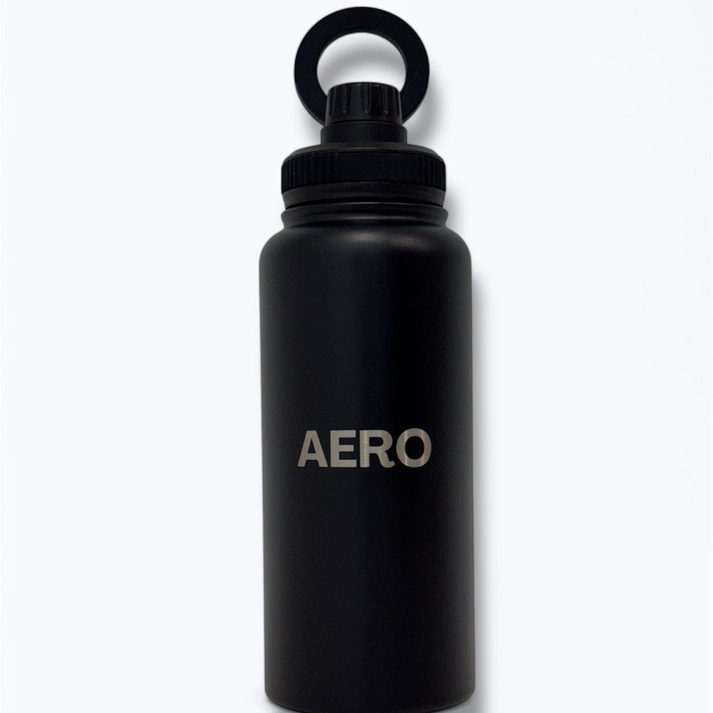 AERO- Black 1L Magnetic Water Bottle